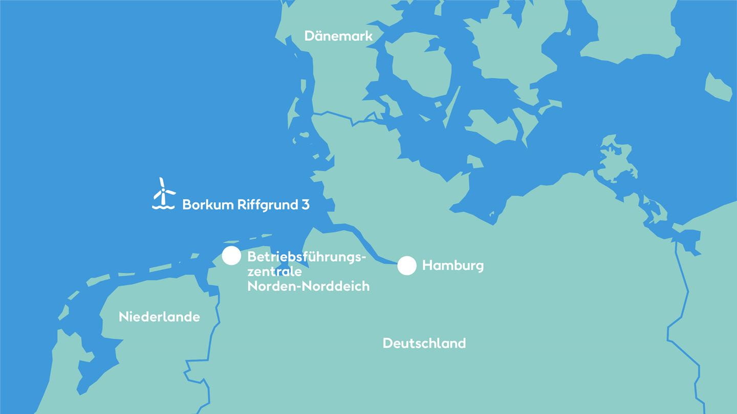 Orsted Karte Norddeich