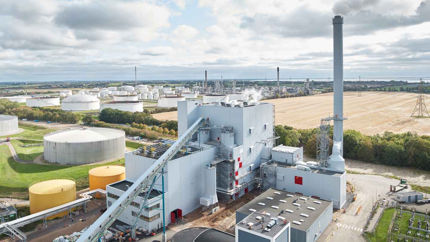 Asnæs Combined Heat and Power Plant, located in Zealand, Denmark.