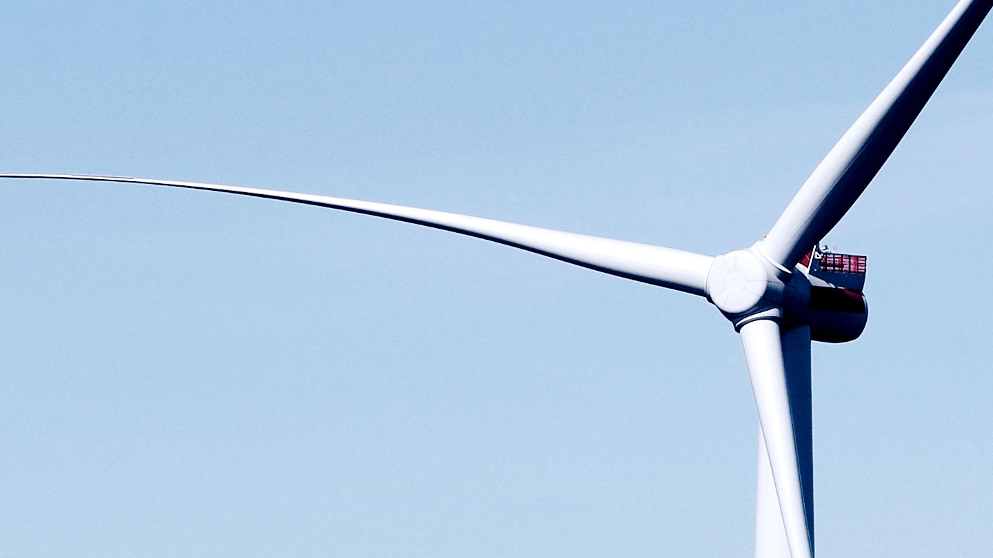 Top of wind turbine