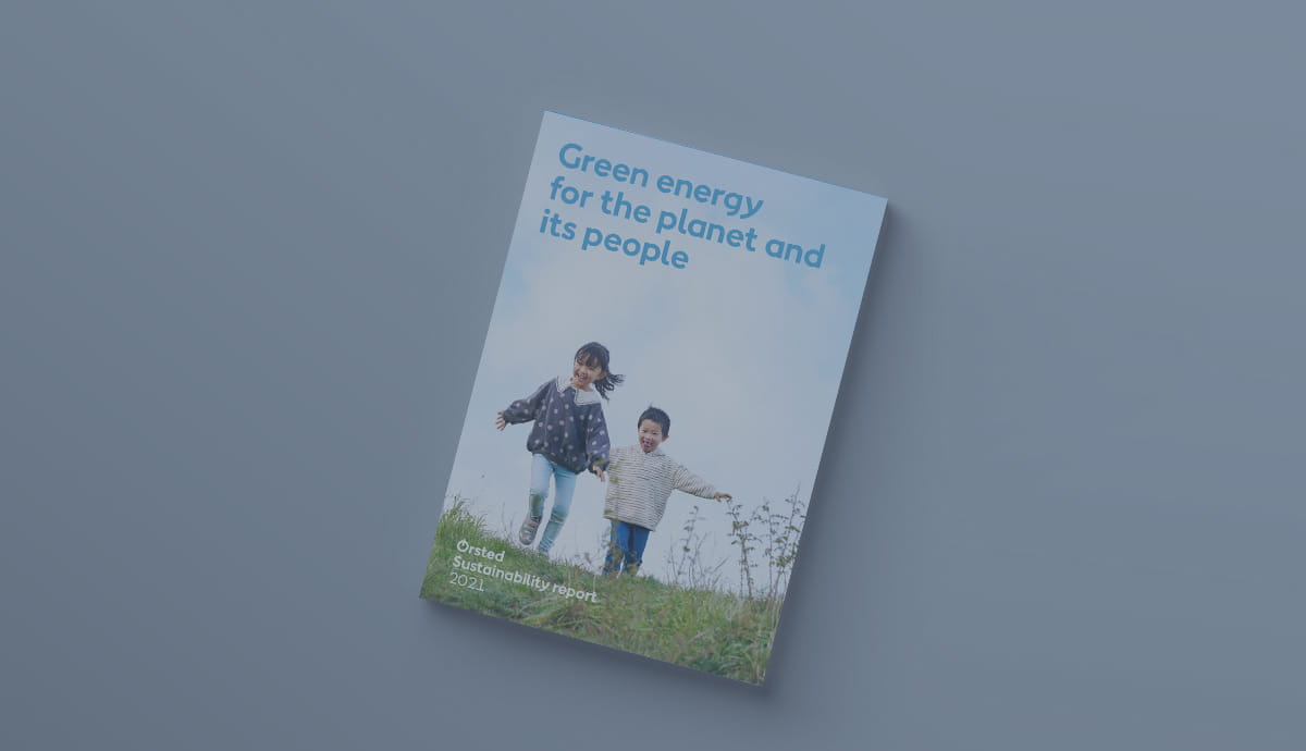 orsted sustainability report 2021