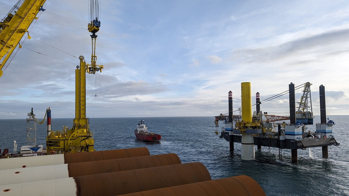 Borkum Riffgrund 3 Installation von größtem deutschen Offshore