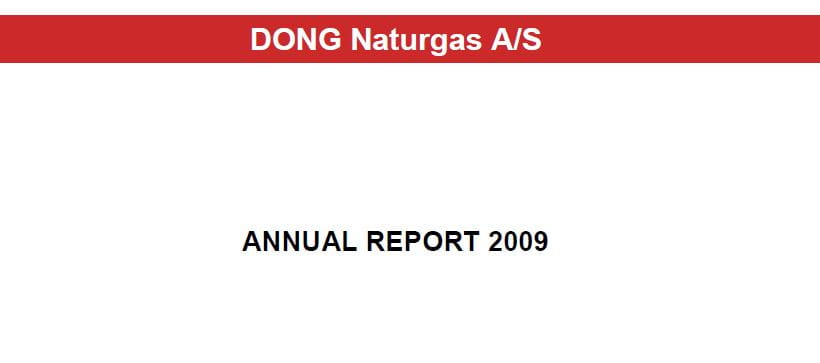 Ørsted, then known as DONG Energy, Sale & Service annual report for 2009.
