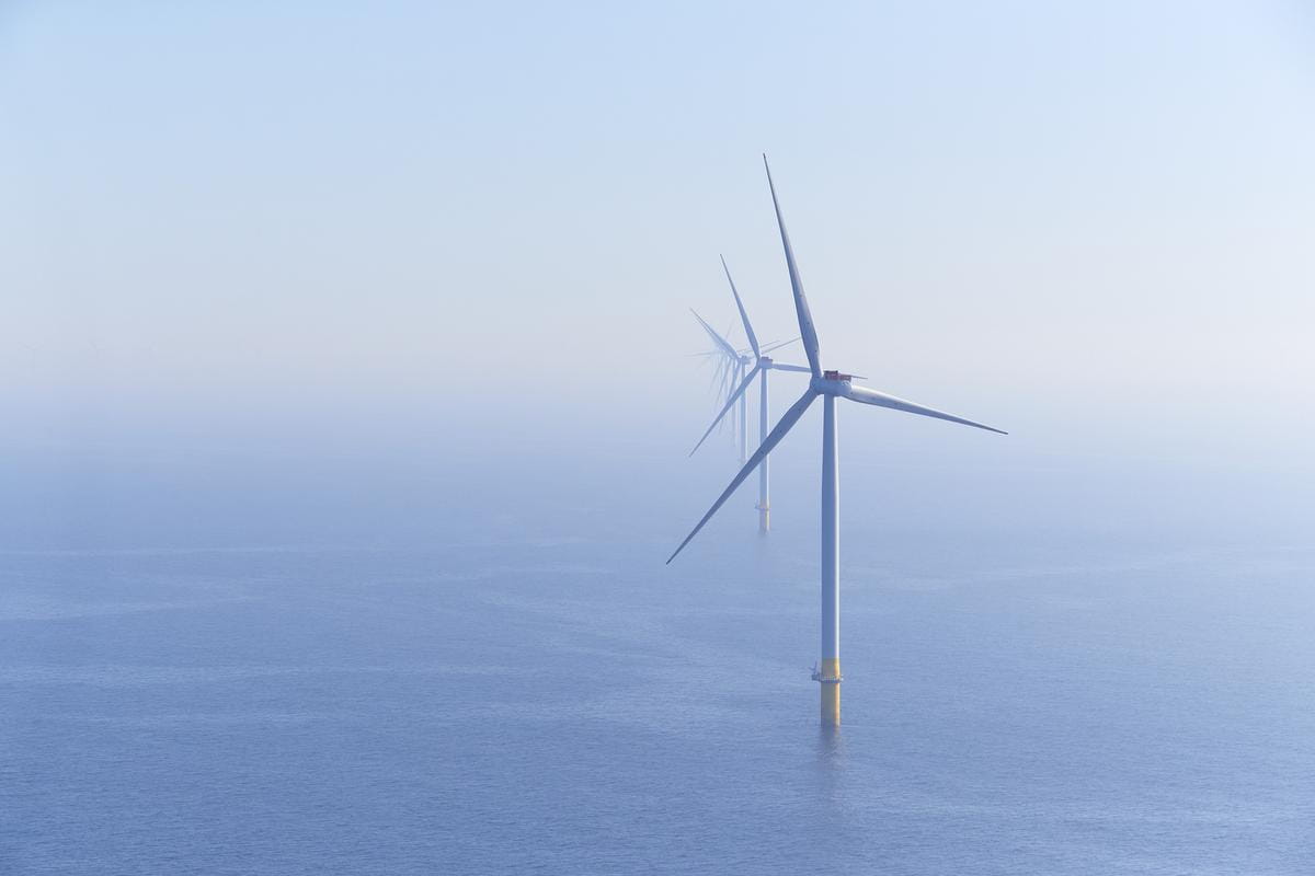 Wind turbines in water