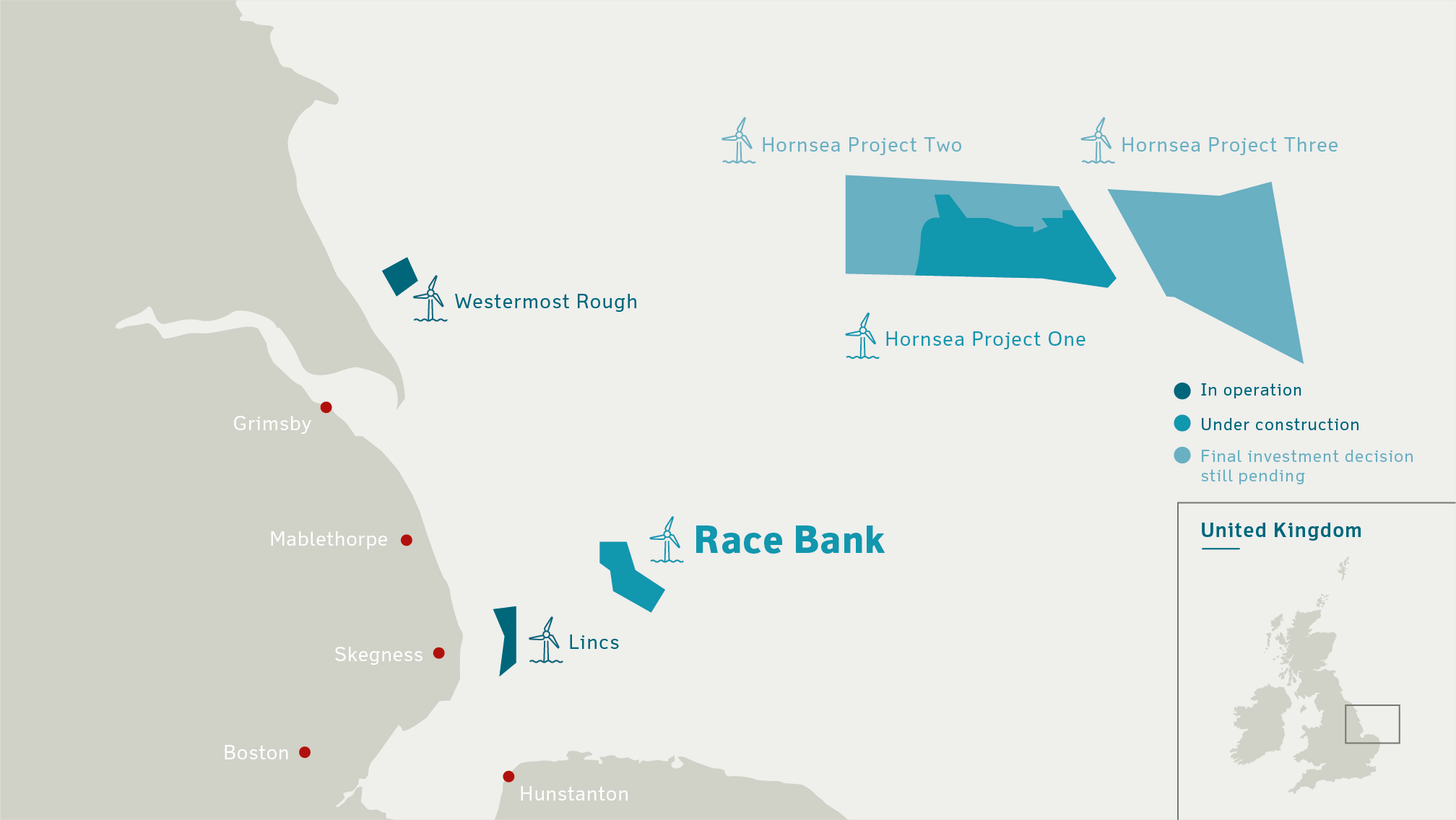 Dong Energy Divests 50pct Of Race Bank Offshore Wind Farm To Macquarie