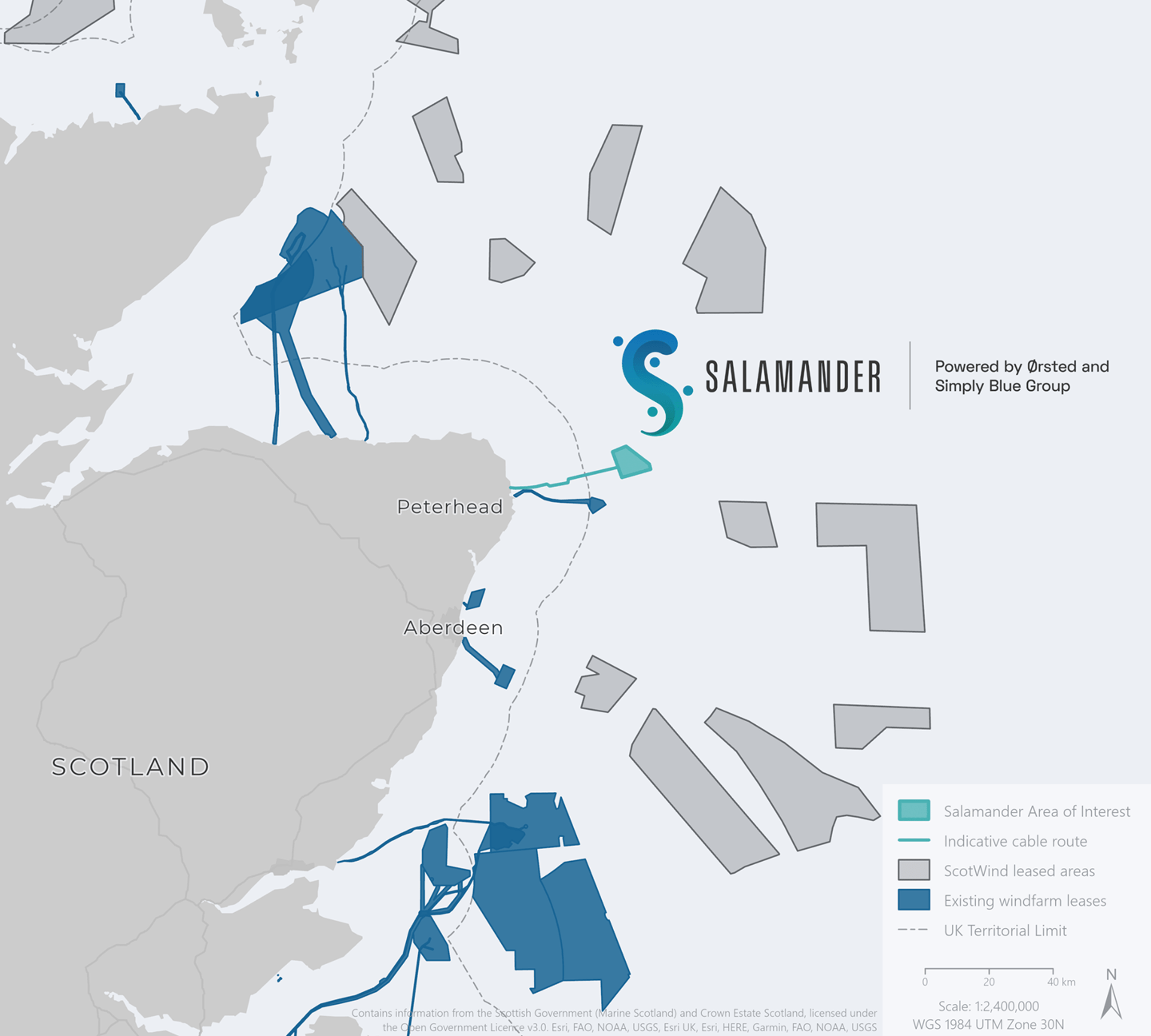 Salamander infographic map