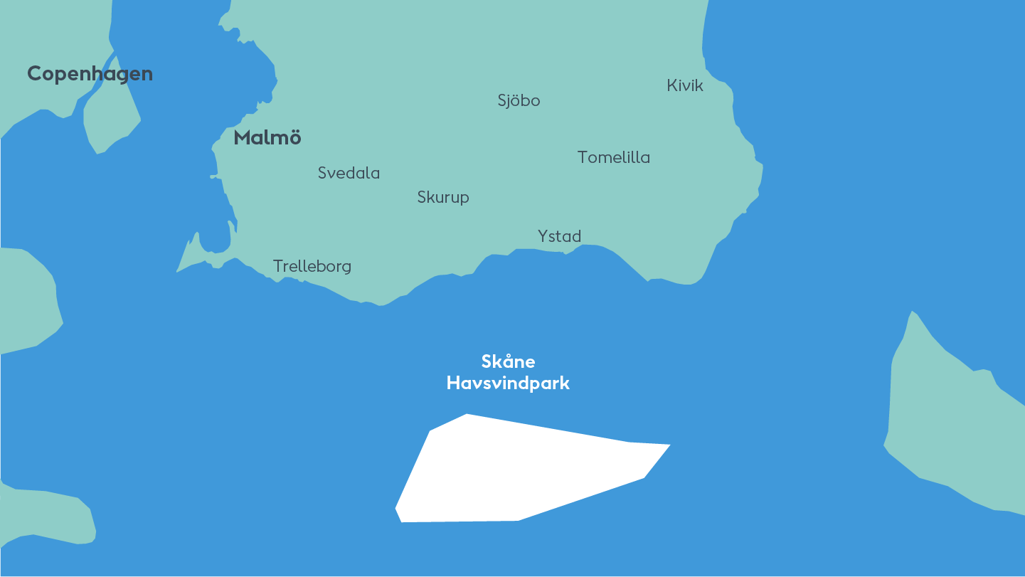 Skåne site map