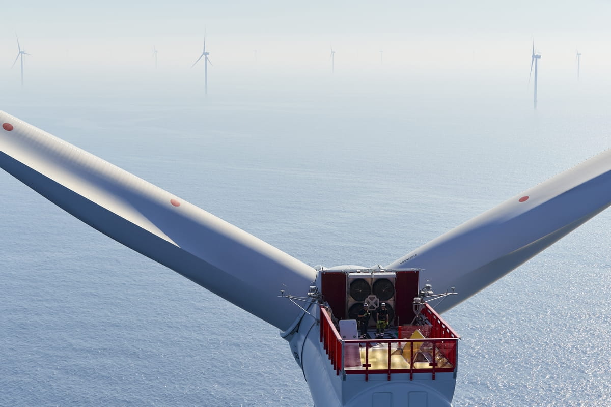 Image of the world's largest offshore wind farm