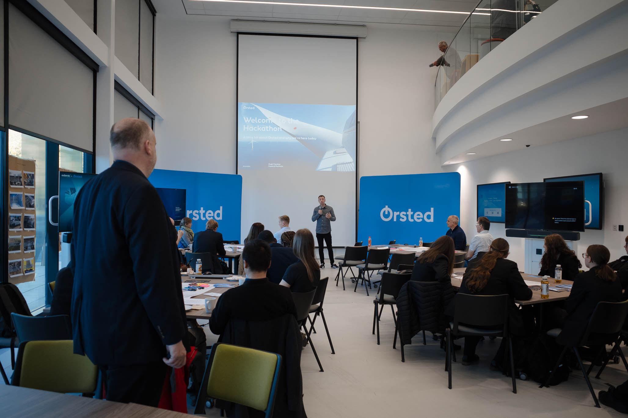 School, college and university students took part in the Ørsted Hackathon. Supported by business leaders, the attendees worked in teams to create an innovative solution to climate change.