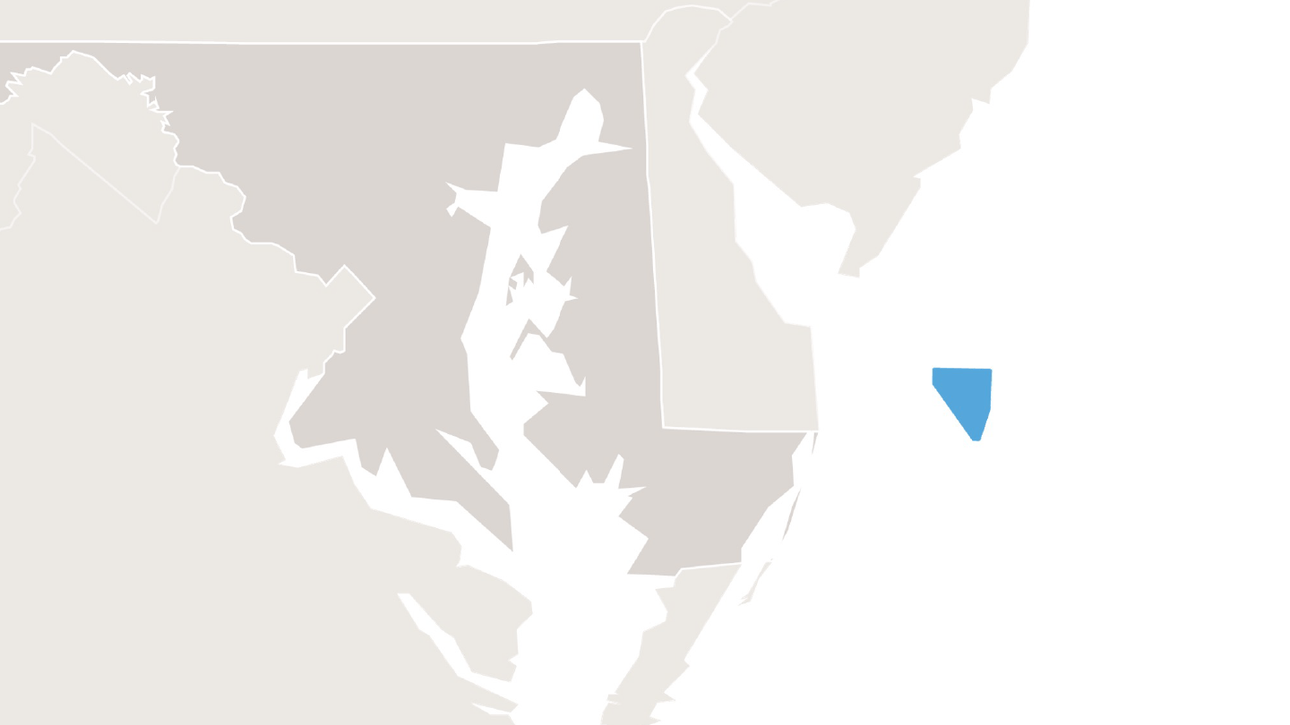 Map of Ørsted's Skipjack Wind offshore wind farm in the Delmarva region, showing the area where mariners may navigate.