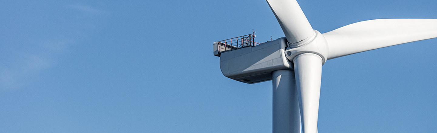 Close-up of an Ørsted offshore wind turbine, explaining how to <a href=