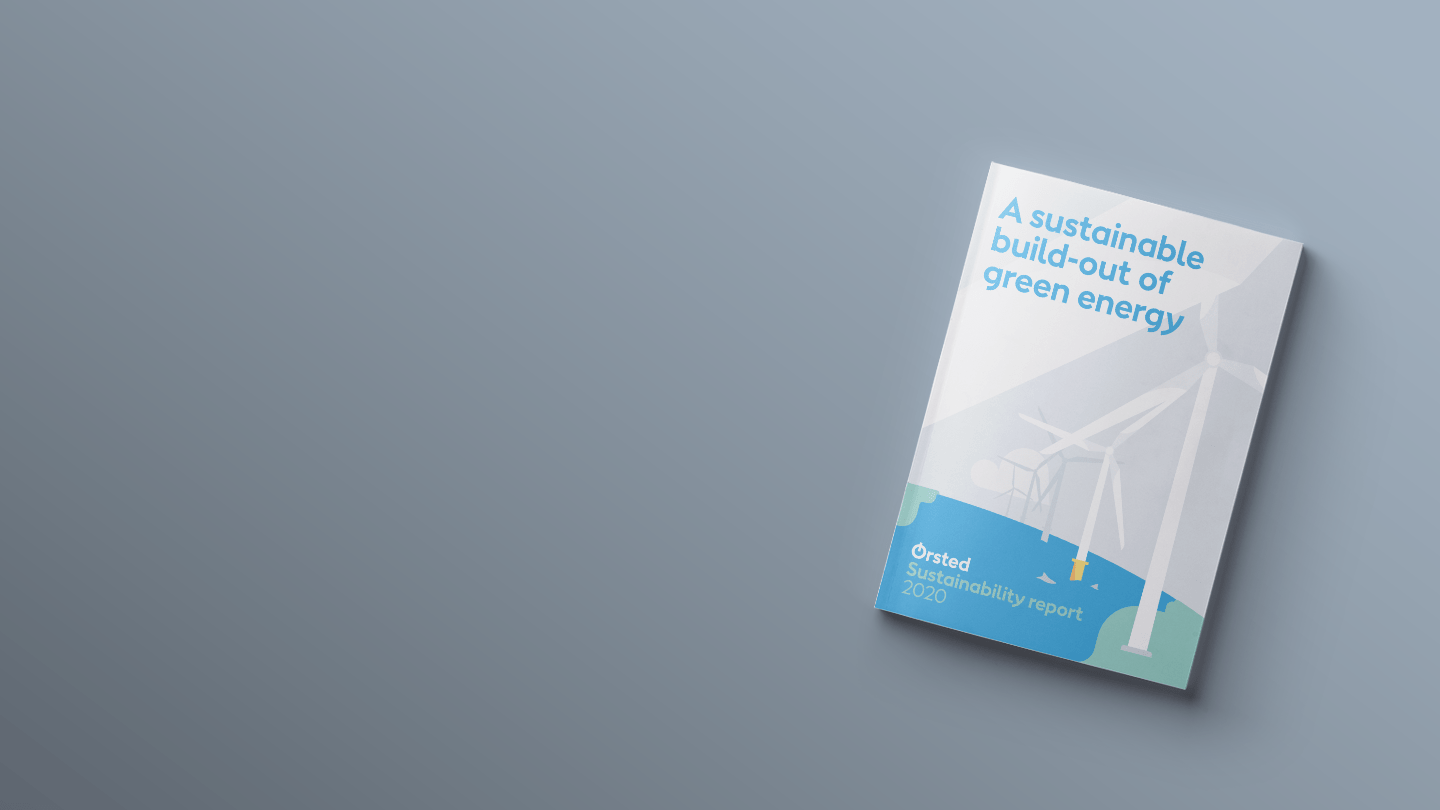 Ørsted's sustainability report 2020.